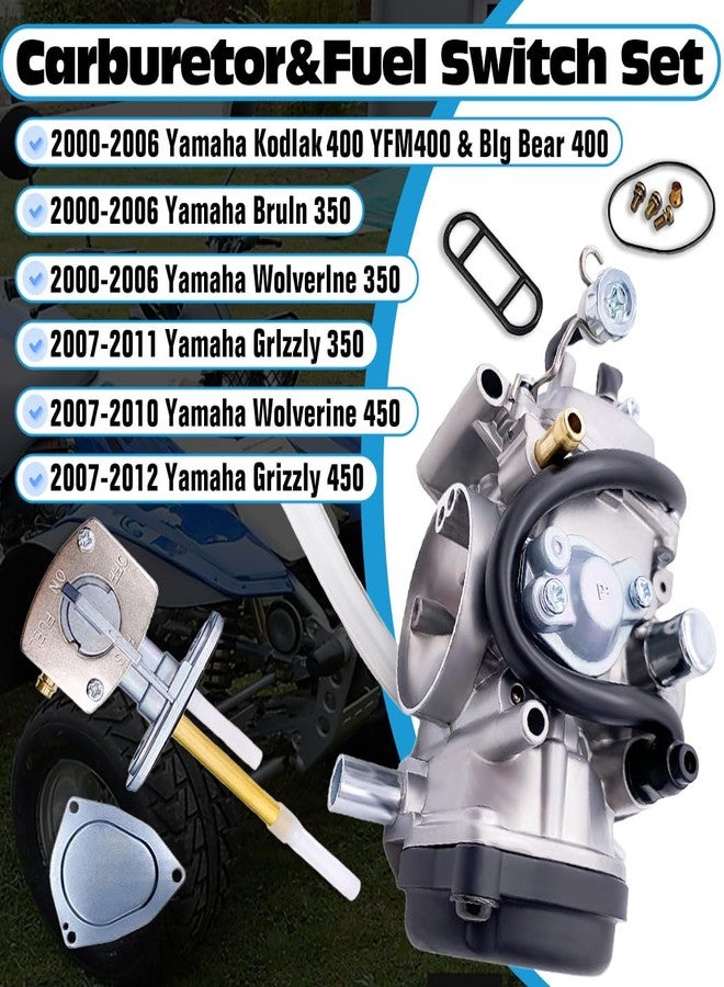 Aniro Moto مكربن جديد من أنيرو موتو لياماها جريزلي 350 YFM350 موديلات 2007-2009 - ياماها YFM350 بروين موديلات 2004-2006 - ياماها YFM350 وولفرين موديلات 2006-2009 - Image 2